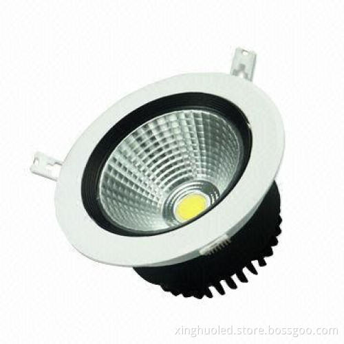 COB Downlight with CE/RoHS Certification,20W Sharp COB LEDs,100-110lm/W,Cold Forged Heat Dissipation